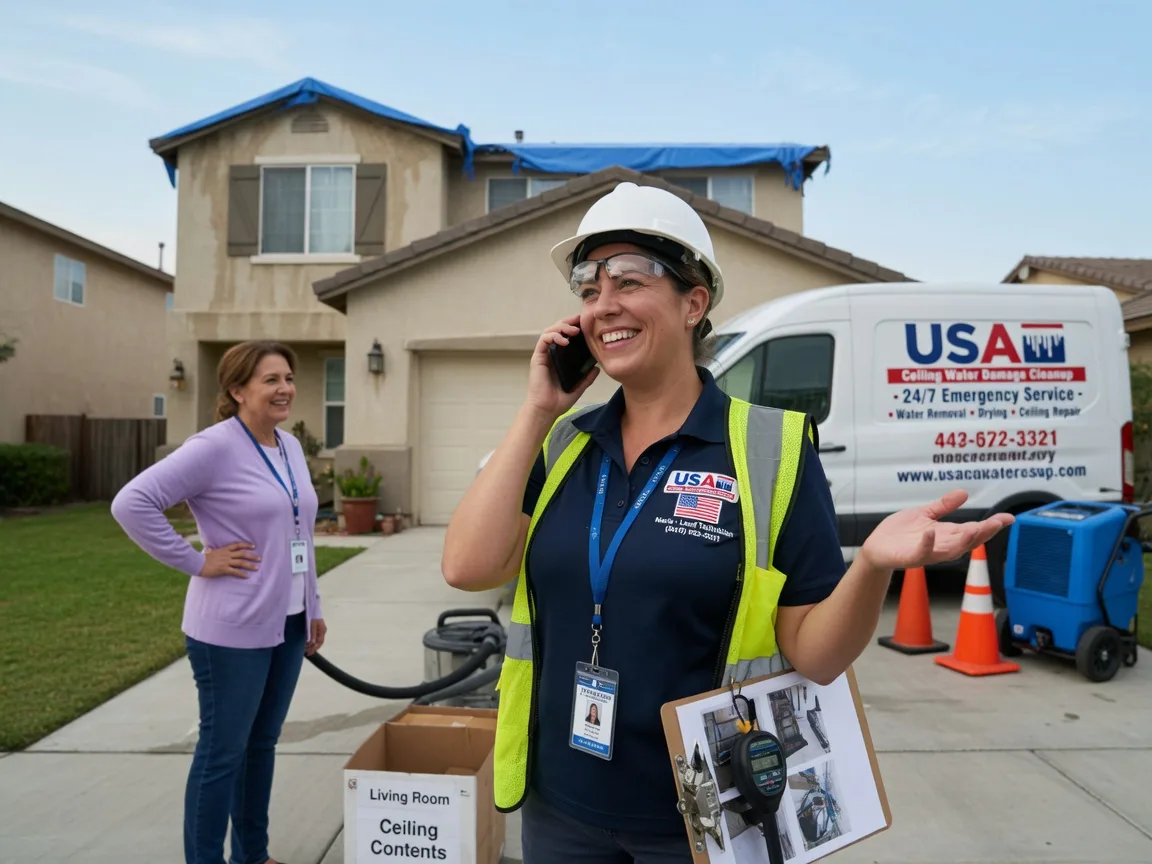 Ceiling Water Damage Restoration Grissom Arb, IN FAQs